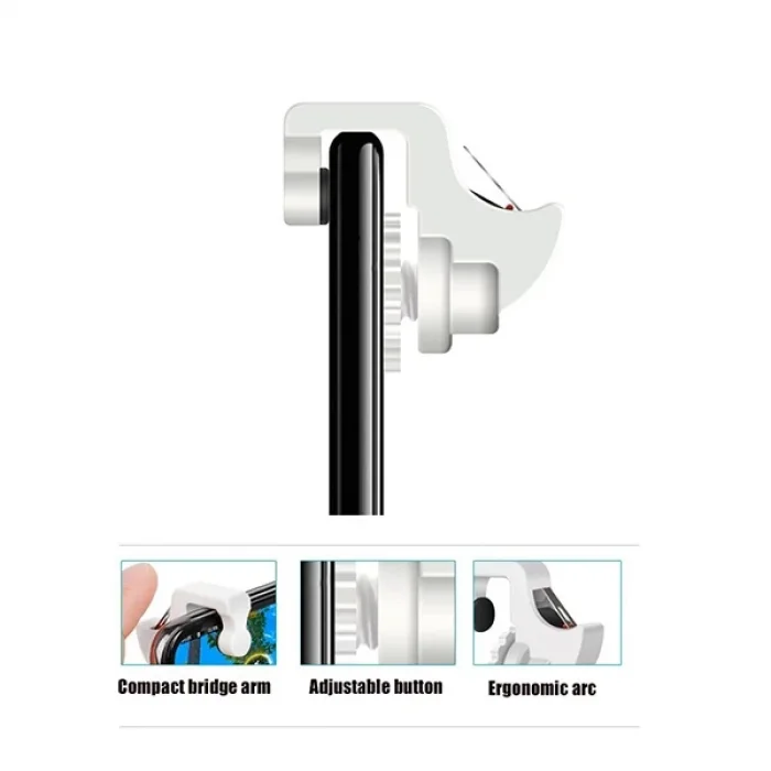 One Pair Profesyonel Joystick Pubg Oyun Ateşleyici Aparat 2 Adet-(5775)