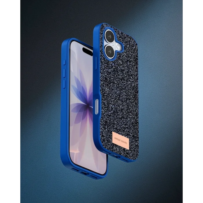 OneGif Apple iPhone 17 Bright Simli Kılıf - Mavi