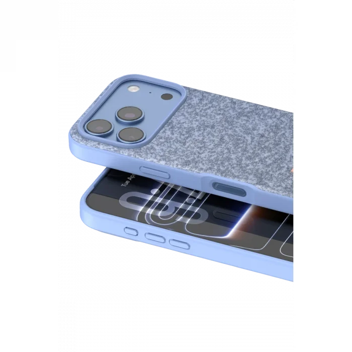 Onegif Apple İphone 18 Pro Max Bright Simli Kapak - Mavi