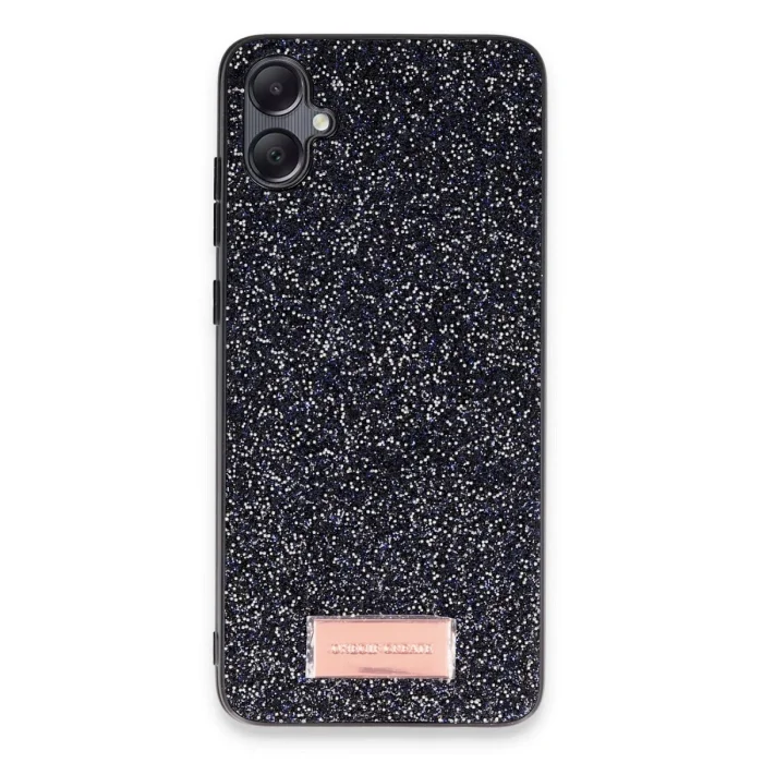Onegif Samsung Galaxy A05 Bright Simli Kapak - Siyah