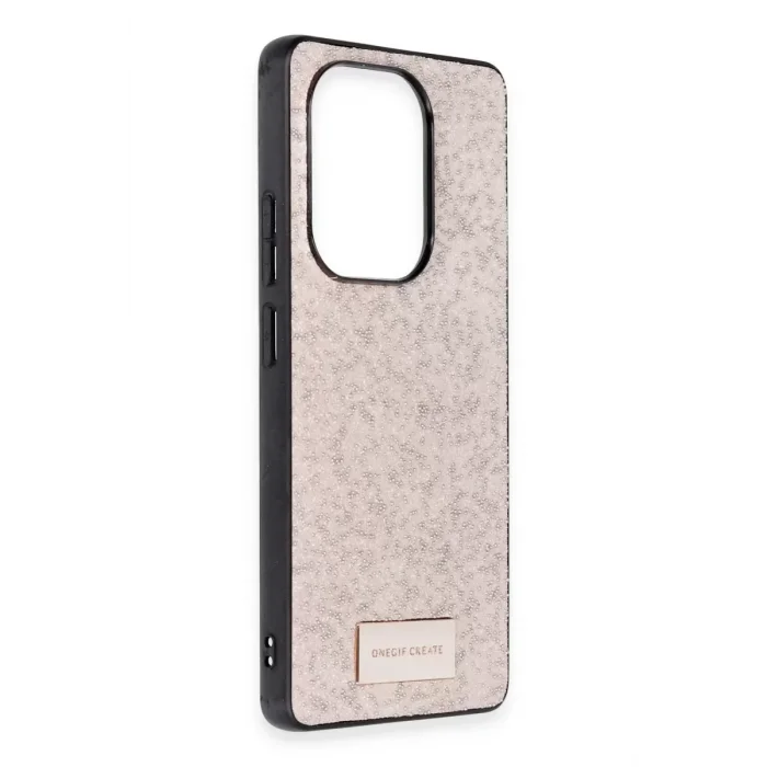 Onegif Xiaomi Redmi Note 13 Pro 4G Uyumlu Bright Simli Kapak - Pembe