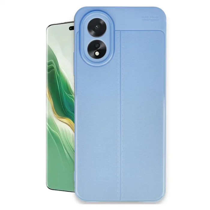 Oppo A38 Kılıf Auto Focus Kapak - Mavi