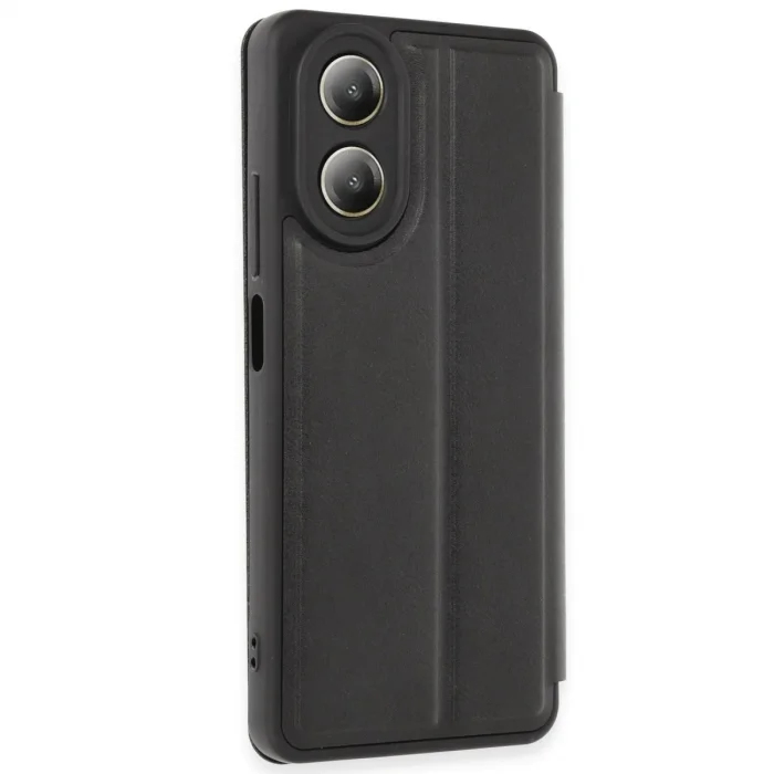 Oppo A38 Kılıf Flip Cover - Siyah