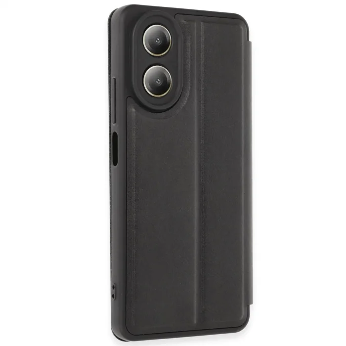 Oppo A38 Kılıf Flip Cover - Siyah