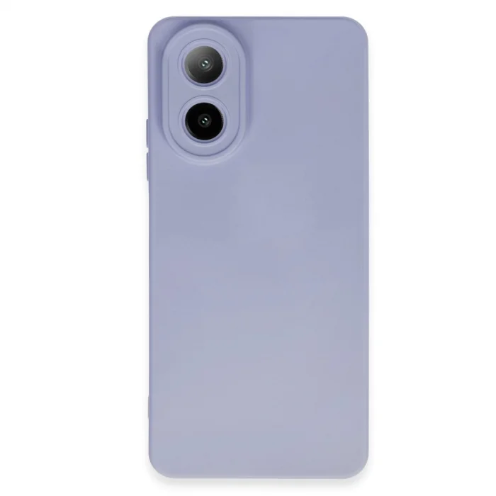Oppo A38 Kılıf Nano İçi Kadife Silikon - Lila