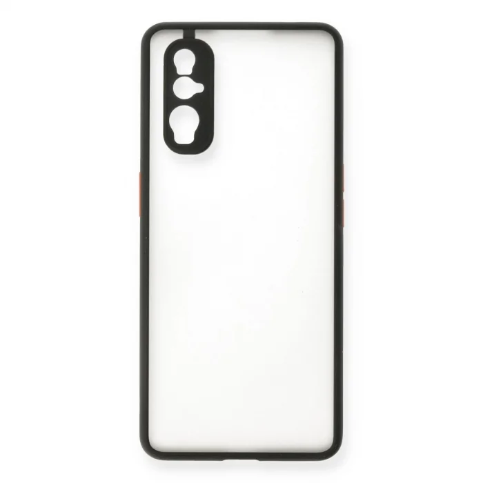 Oppo Find X2 Kılıf Montreal Silikon Kapak - Siyah