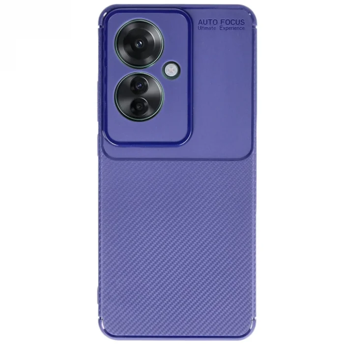 Oppo Reno 11f Kılıf Auto Focus Karbon Kapak - Lacivert