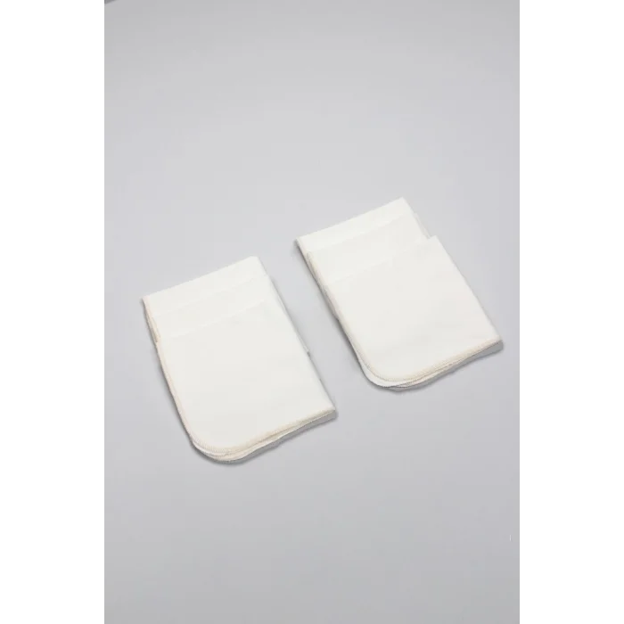 Organik 28x28 6Lı Penye Mendil 90103 Ekru