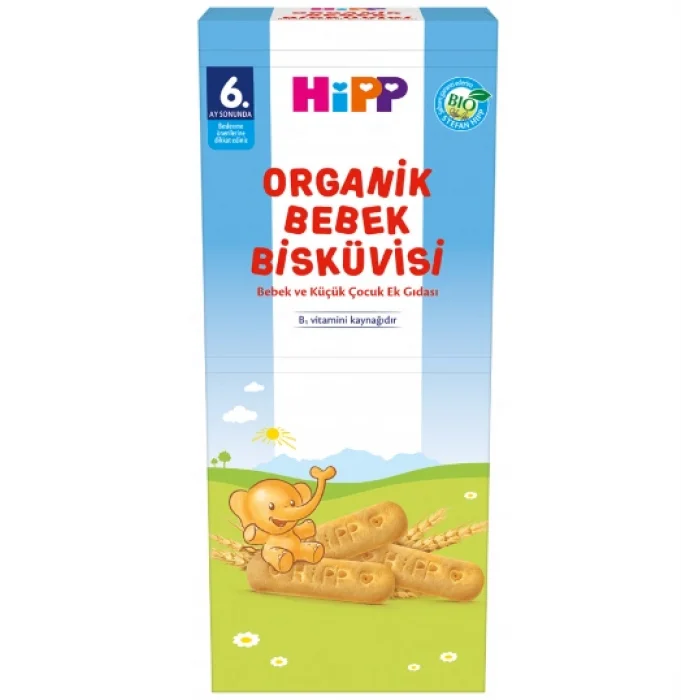 Organik Bebek Bisküvisi 180 Gr