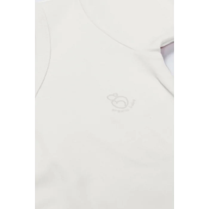 Organik Natural Basic Style Kruvaze Uzun Kol Body BS17102 Ekru