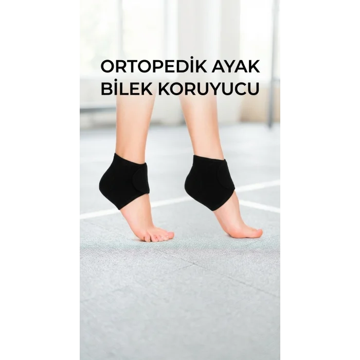 Ortopedik Topuk Dikeni Destekli Silikonlu Çorap 2li Set