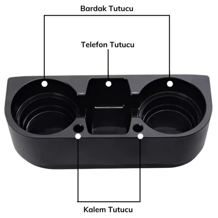 Oto Koltuk Yanı Bardak Tutucu Organizer