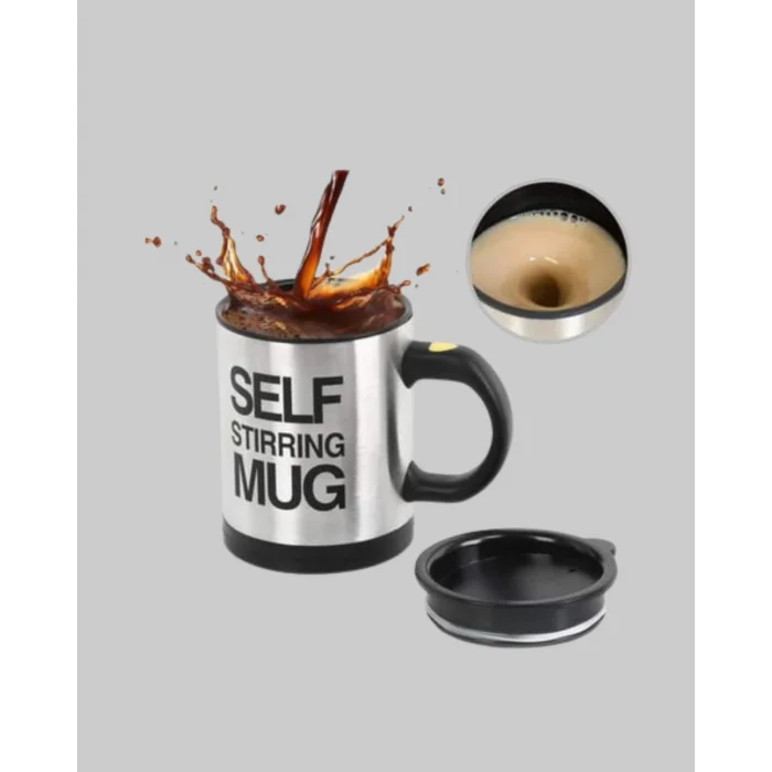 Otomatik Karıştıran Akıllı Kupa – Paslanmaz Çelik Isı Korumalı