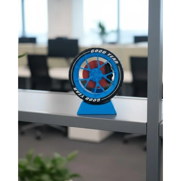 Otomobil Jant Görünümlü Masa Üstü Ofis Süsü