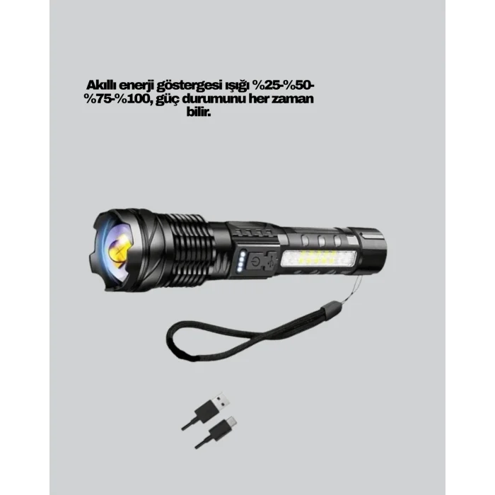 Outdoor ve Acil Durum İçin Güçlü LED El Feneri