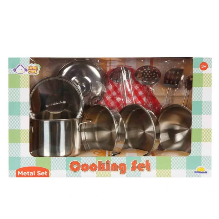 Oyuncak Metal Pişirme Seti