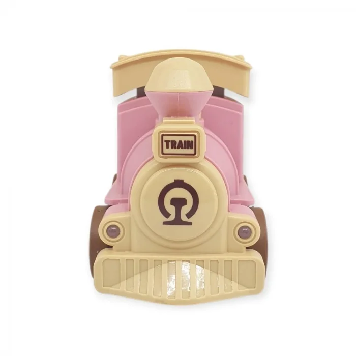 Oyuncak Tren Işıklı Sesli Bas Gitsin 14cm - PEMBE - 8068A - 1 ADET