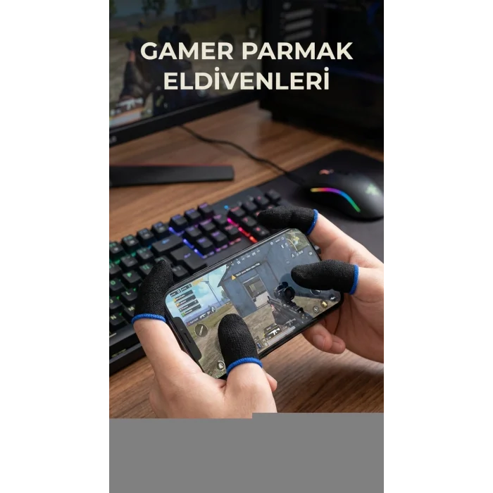 Oyuncu Eldiveni 4lü Set Konforlu Parmaklık Hassasiyetle Tasarlanmış