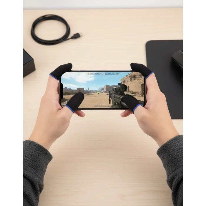 Oyuncu Parmaklık Eldiven Hassas Kontrol Konforlu