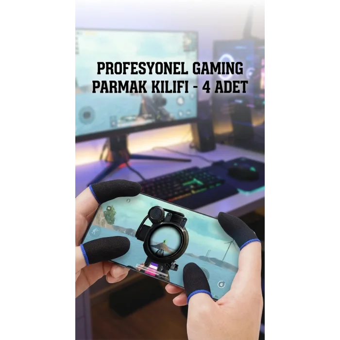 Oyuncu Parmaklık Eldiveni Hassas Kontrol Dayanıklı Tasarım Rahat Kullanım