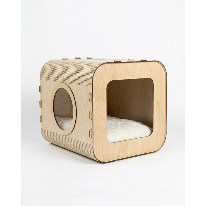 Özel Tasarım Luna MDF Kedi Evi