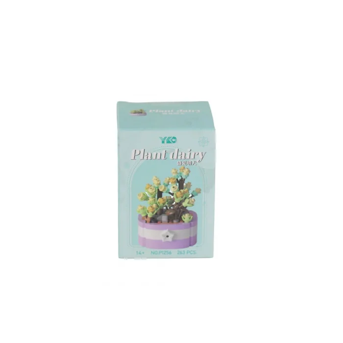 P1256 PANLOS SİMÜLASYON ÇİÇEK SERİSİ 263 PARÇA BLOCK OYUNCAK