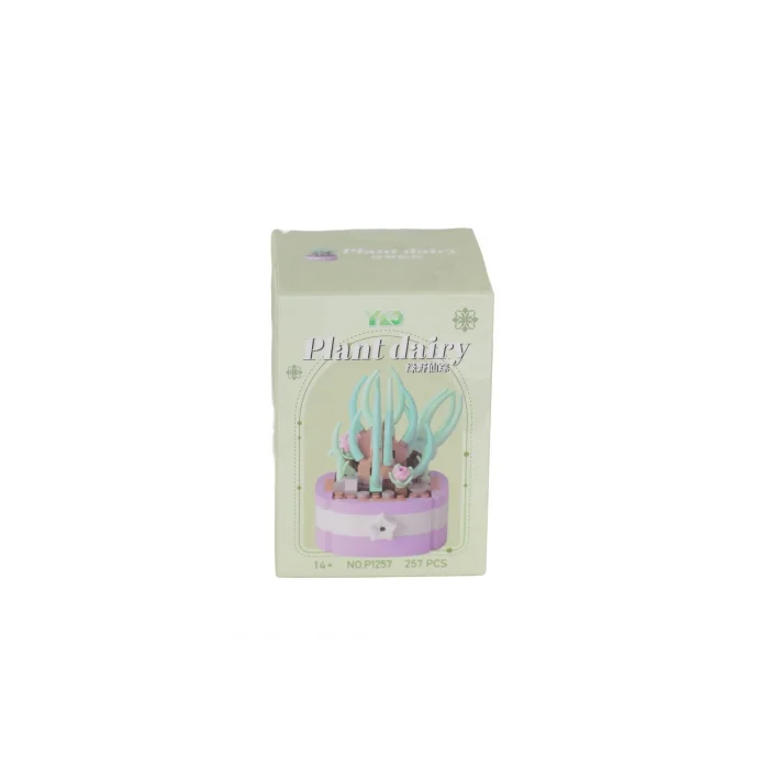 P1257 PANLOS SİMÜLASYON ÇİÇEK SERİSİ 257 PARÇA BLOCK OYUNCAK