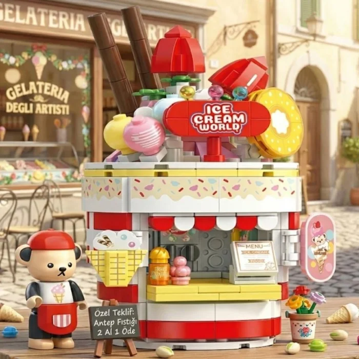 P881202 TEDDY DONDURMA SALONU 369 PARÇA BLOCK OYUNCAK