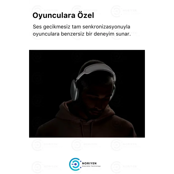 P9 Air Max Gaming Premium Mikrofonlu Kablosuz Ios Android Uyumlu 5.0 Bluetooth TWS Oyuncu Kulaklık