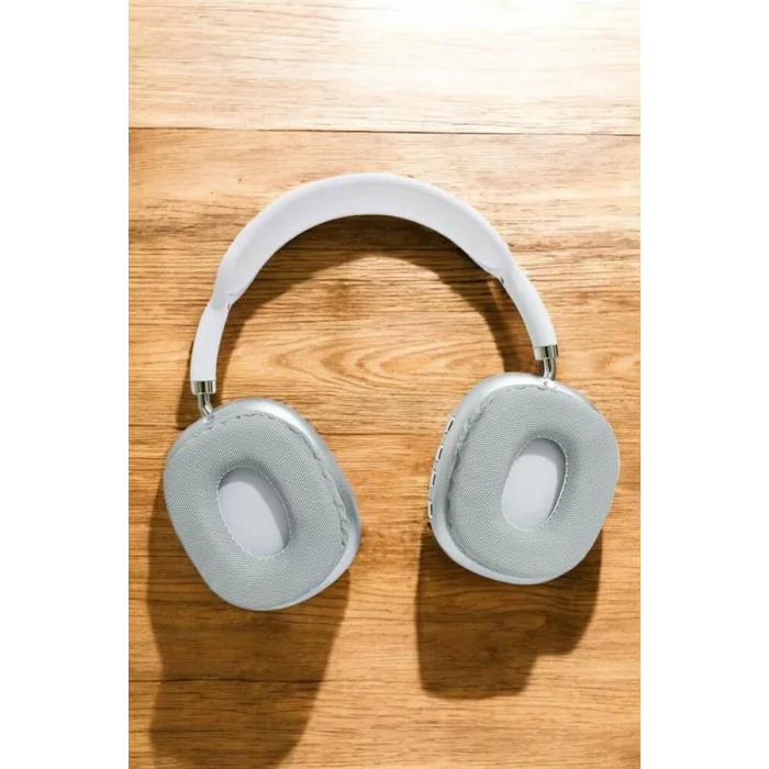 P9 Plus Kablosuz Kulak Üstü Bluetooth Kulaklık Beyaz Mikrofonlu Kulaküstü Kablosuz Kulaklık