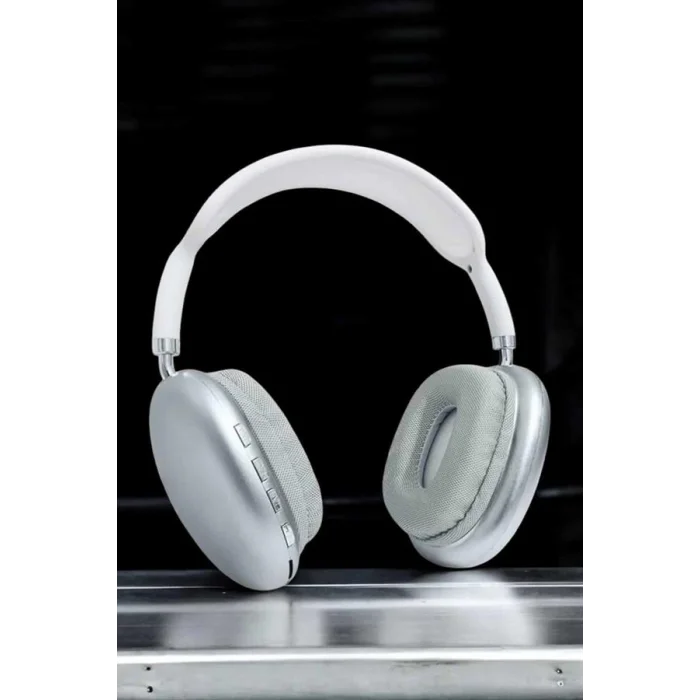 P9 Plus Kablosuz Kulak Üstü Bluetooth Kulaklık Beyaz Mikrofonlu Kulaküstü Kablosuz Kulaklık