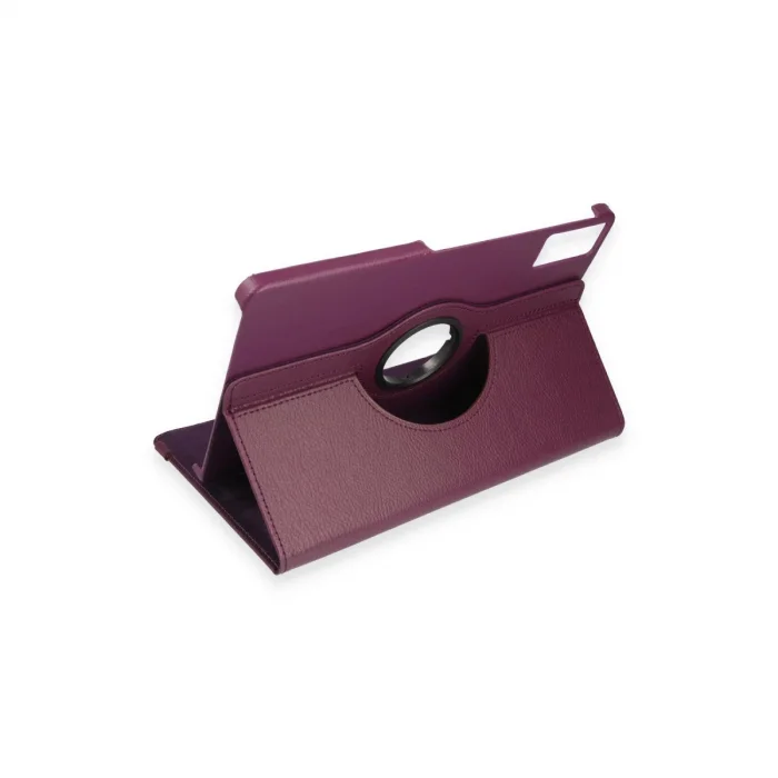 Pad 10 12.1 Kılıf 360 Tablet Deri Kılıf - Mürdüm