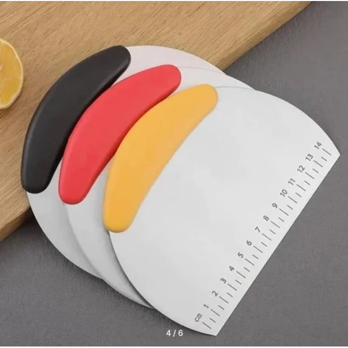 Paslanmaz Çelik Hamur Kesme ve Şekillendirme Spatulası