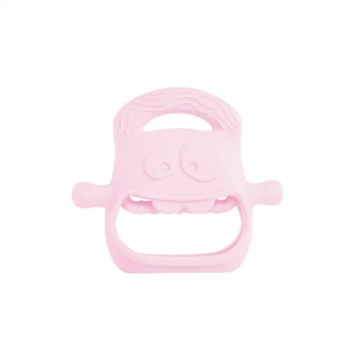 Pembe Bebek Silikon Diş Kaşıyıcı