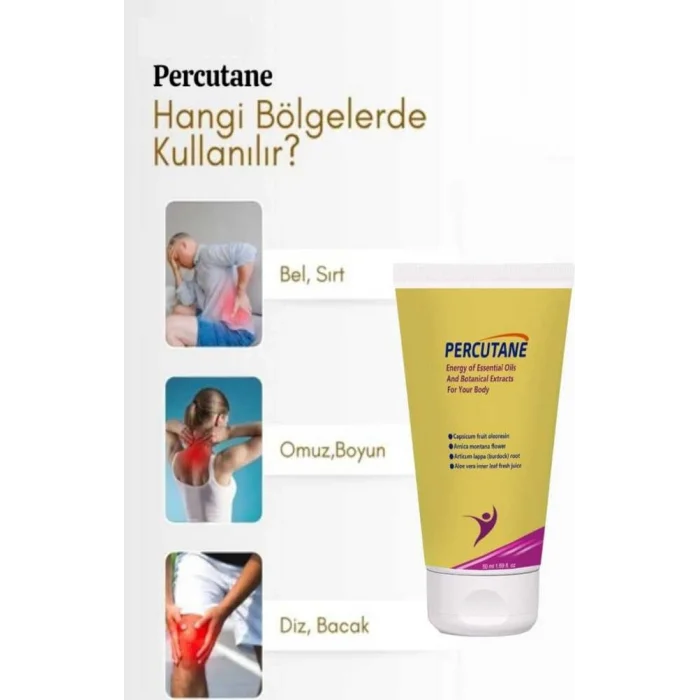 Percutane Ağrı Yönetimi Için Masaj Bakım Kremi 50 ml