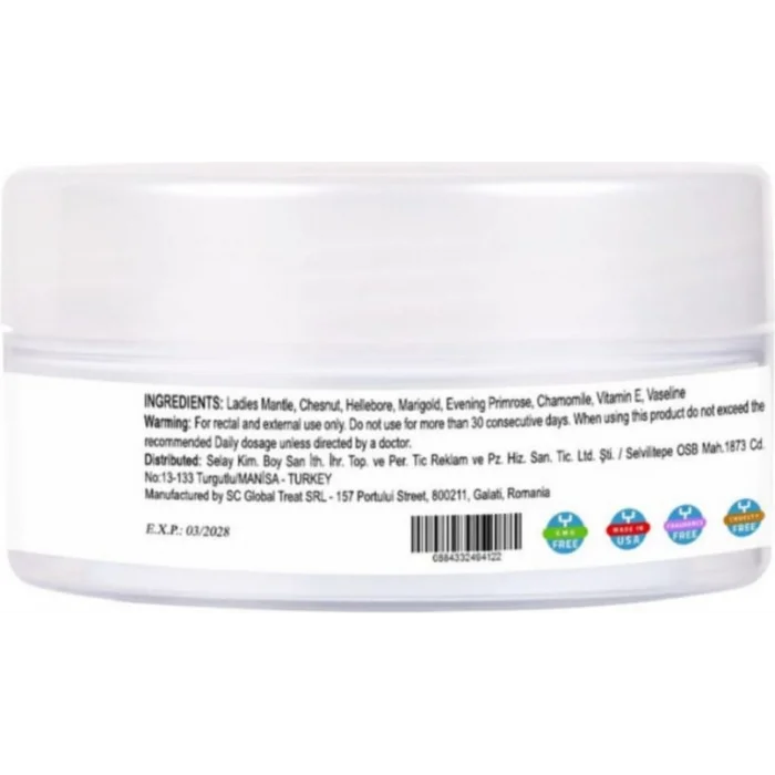 Piles Cream Bitkisel Içerikli Anında Etkili Bakım Kremi 50 ml