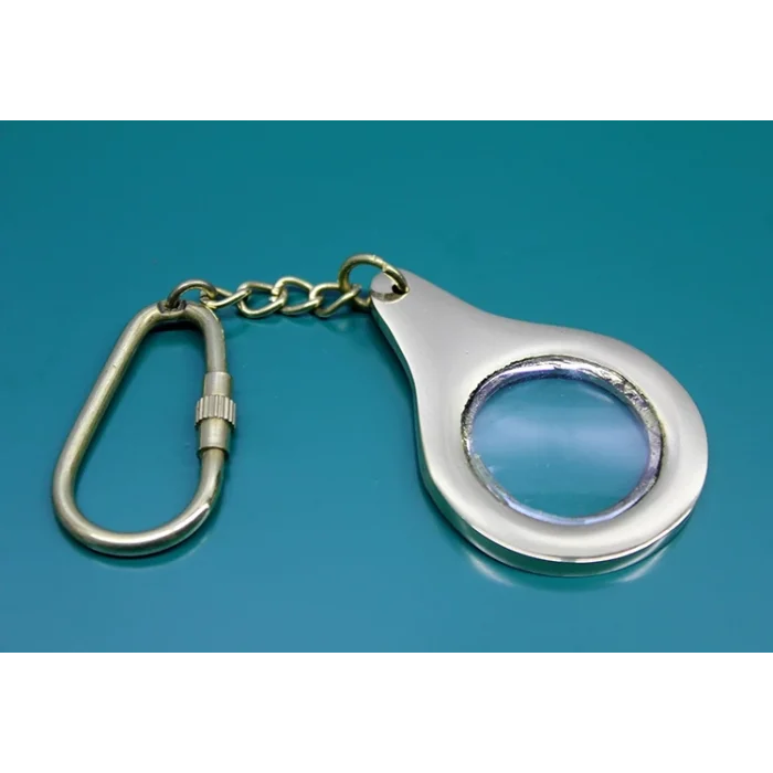 Pirinç Büyüteç Anahtarlık 2846b