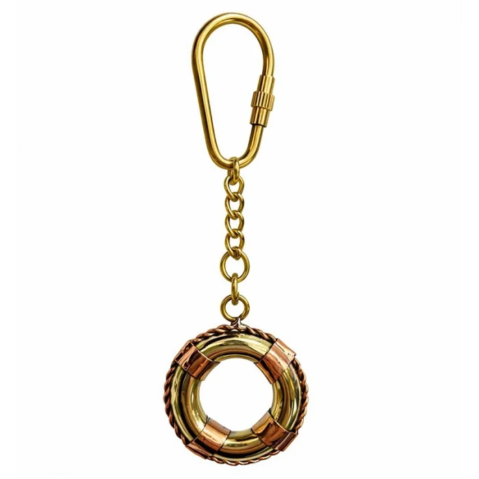 Pirinç Deniz Simidi Anahtarlık