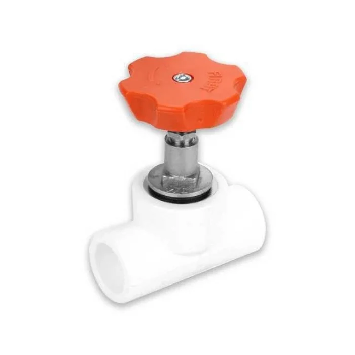 Plastik 20mm Kelebek Başlı Vana 1 Adet