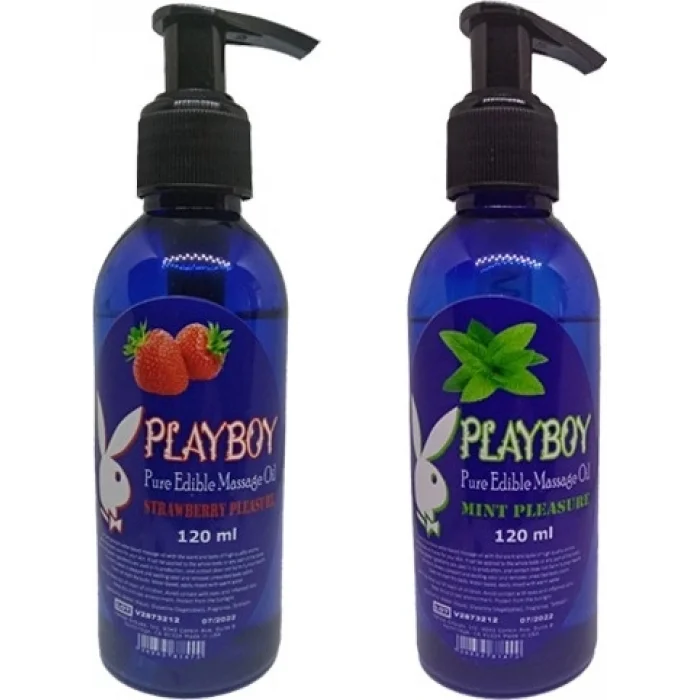 Playboy Aromaterapi Çilek ve Nane Aromalı Masaj Yağı