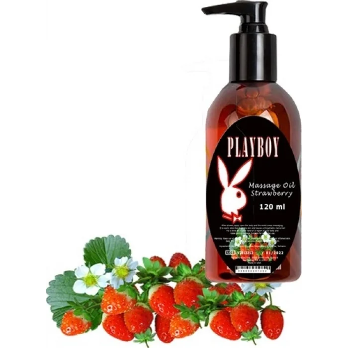 Playboy Çilek Aromalı Vücut Masaj Yağı 120 ml