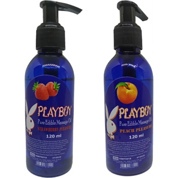 Playboy Çilek ve Şeftali Aromalı Masaj Yağı