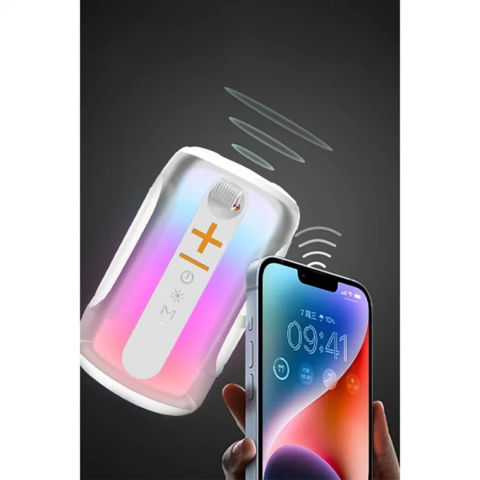 Pluse 8 Rgb Kablosuz Hoparlör - Beyaz