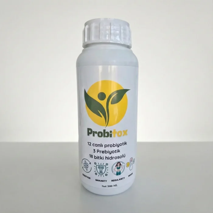 Probitox Probiyotik İçecek 500 ml Canlı Kültürlü Prebiyotik Bitkisel Konsantre Sıvı