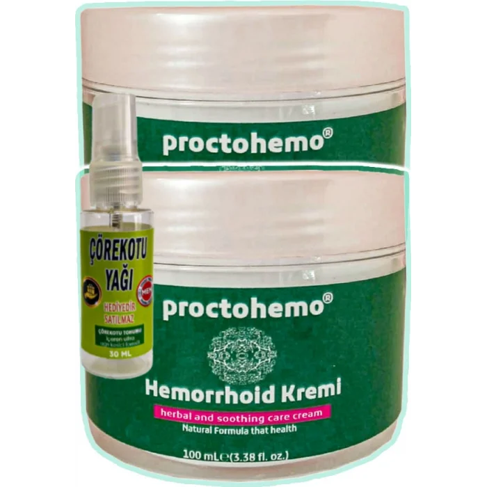 Proctohemo Krem 100 ml x 2 adet + Çörek Otu Yağı 30 ml