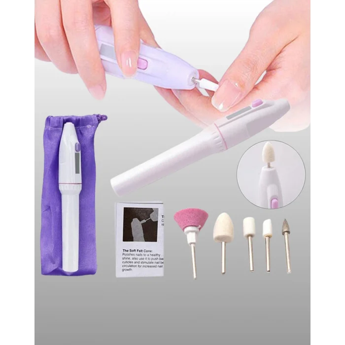 Profesyonel Elektrikli Tırnak Bakım Matkap Seti – Düşük Gürültü ve Taşınabilir Tasarım