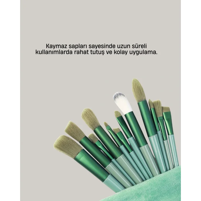 Profesyonel Makyaj Fırça Seti Yumuşak Kıllı Taşınabilir Çantalı