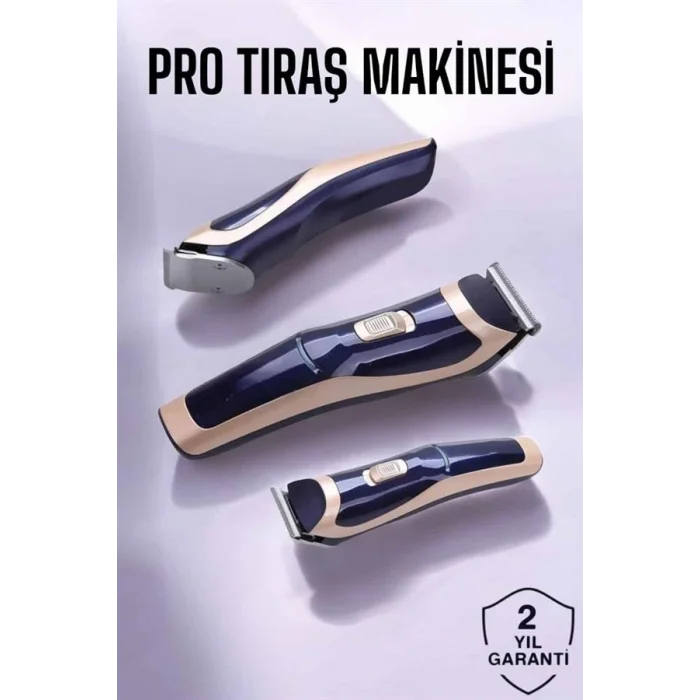 Profesyonel Şarjlı Saç ve Sakal Traş Makinesi Kolay Kullanım