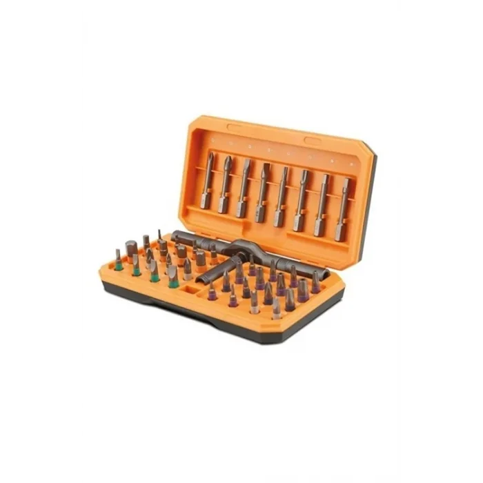 Profesyonel Tornavida Seti 40 Parça Çok Uçlu Kapsamlı Tamir Seti Gri