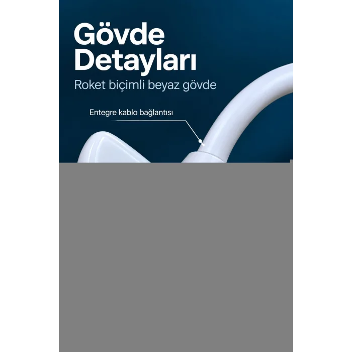 Projeksiyon Lambası USB Bağlantılı Çevirmeli Netlik Ayarlı